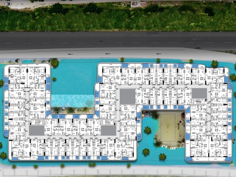 Apartment with Lagoon and Beach | 80 Month Payment Plan