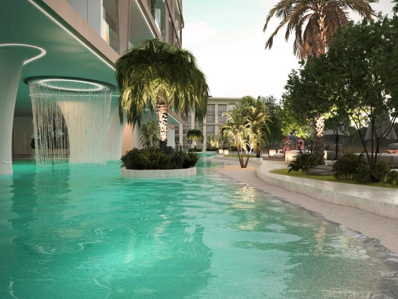 Apartment with Lagoon and Beach | 80 Month Payment Plan